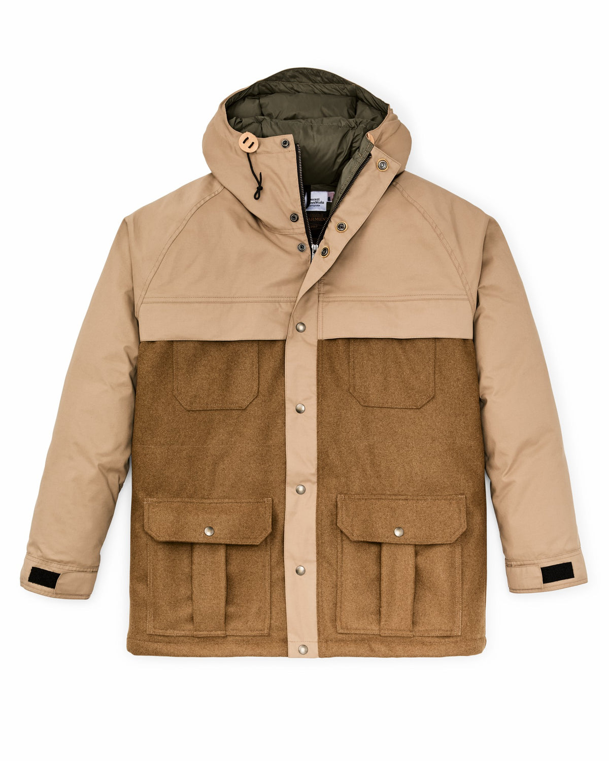 Filson Best Seller / Filson X Crescent Down Works Parka - Dark Tan / Tan
