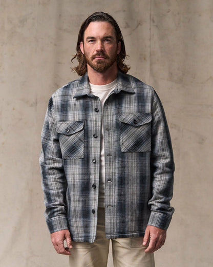 Filson Essential / Deer Island Jac-Shirt - Slate / Gray Ombre