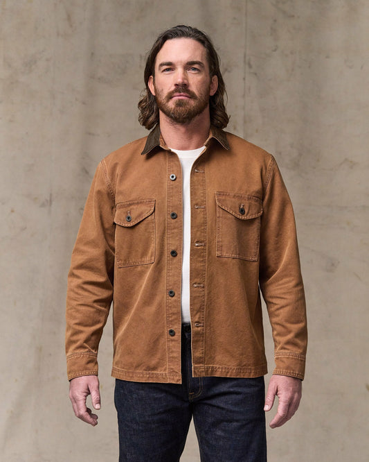 Filson Trusted / Rustic Canvas Jac-shirt - Whiskey