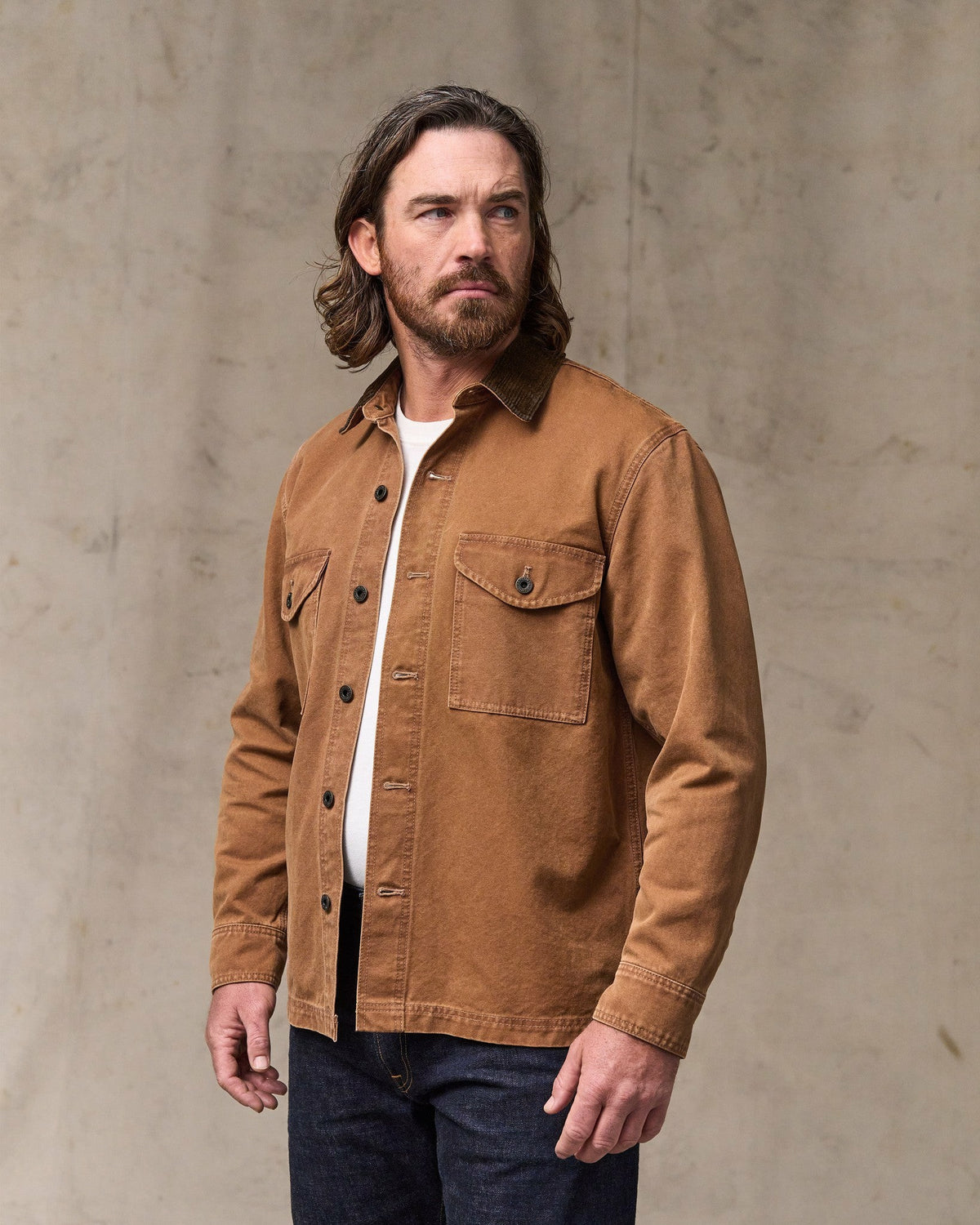 Filson Trusted / Rustic Canvas Jac-shirt - Whiskey