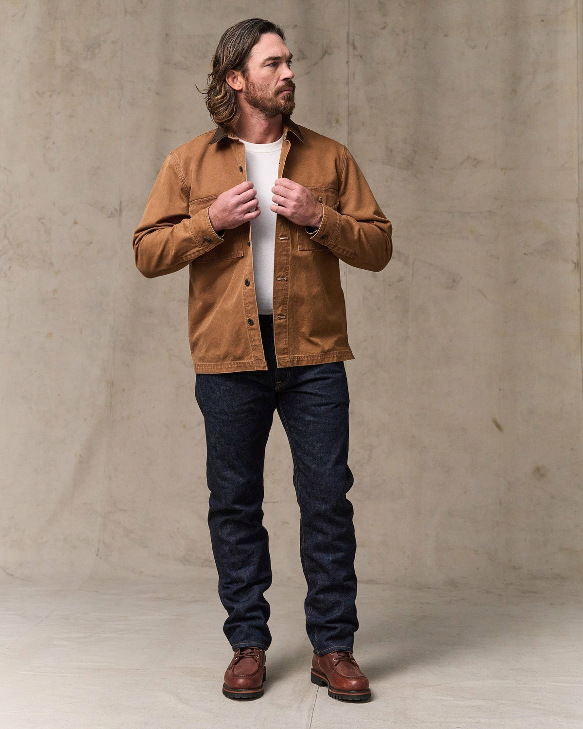 Filson Trusted / Rustic Canvas Jac-shirt - Whiskey