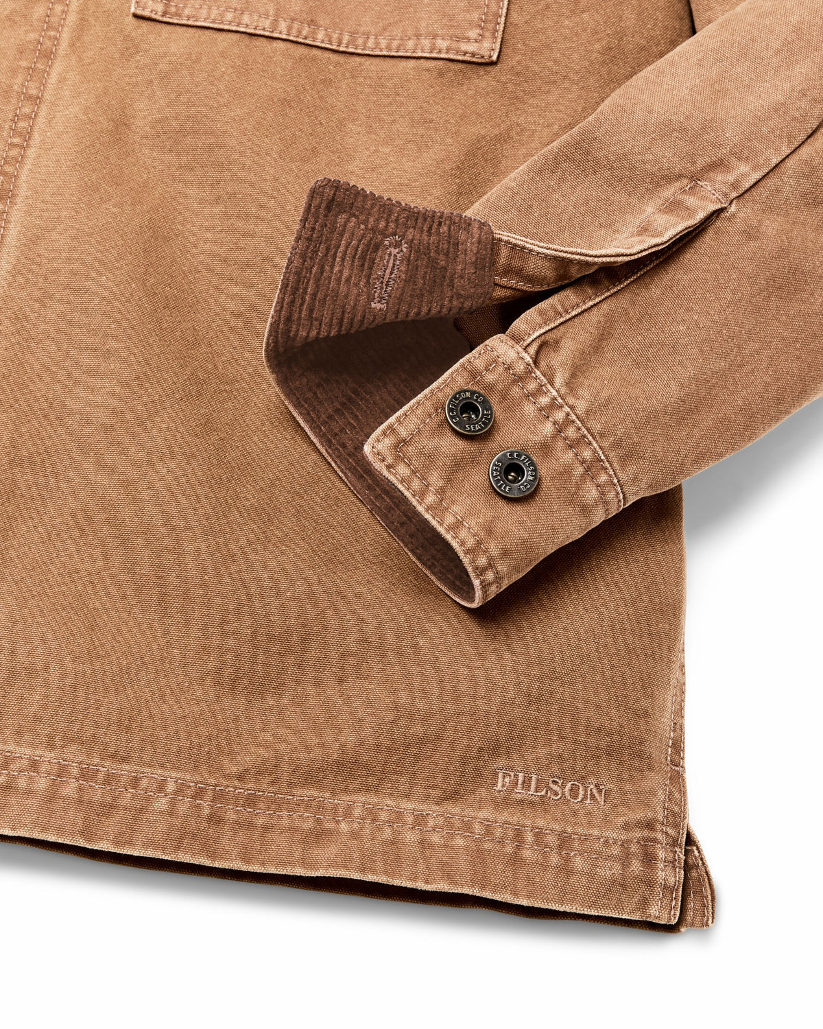 Filson Trusted / Rustic Canvas Jac-shirt - Whiskey