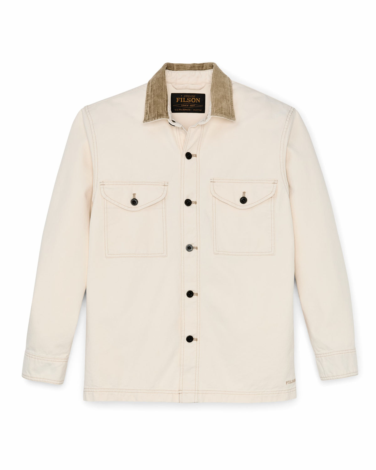 Filson Trusted / Rustic Canvas Jac-shirt - Natural Seed