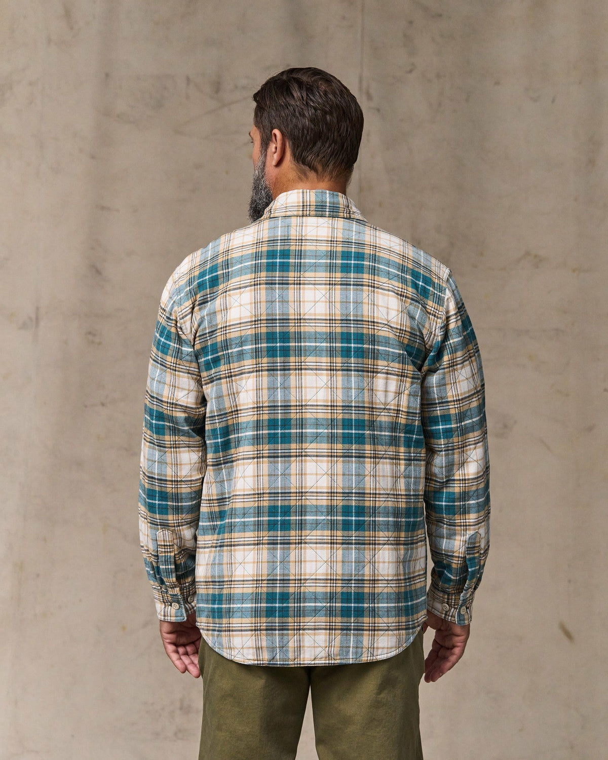 Filson Exclusive / Insulated Flannel Jac-shirt - Teal / Khaki Plaid
