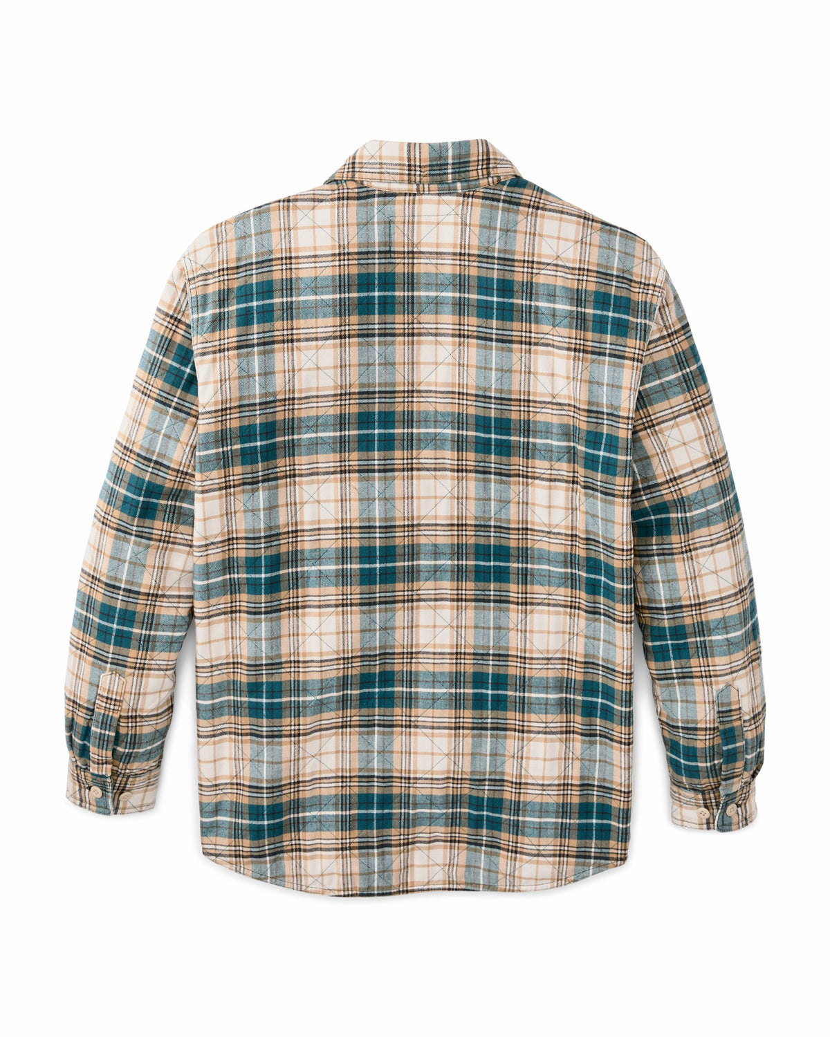 Filson Exclusive / Insulated Flannel Jac-shirt - Teal / Khaki Plaid