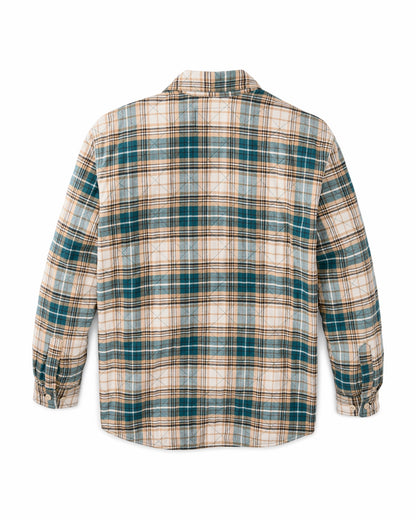 Filson Exclusive / Insulated Flannel Jac-shirt - Teal / Khaki Plaid