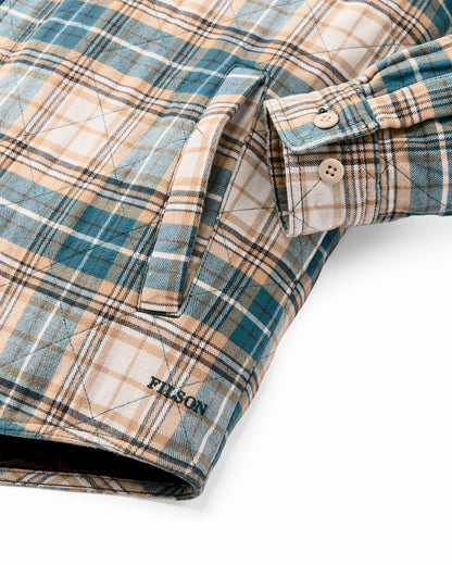 Filson Exclusive / Insulated Flannel Jac-shirt - Teal / Khaki Plaid