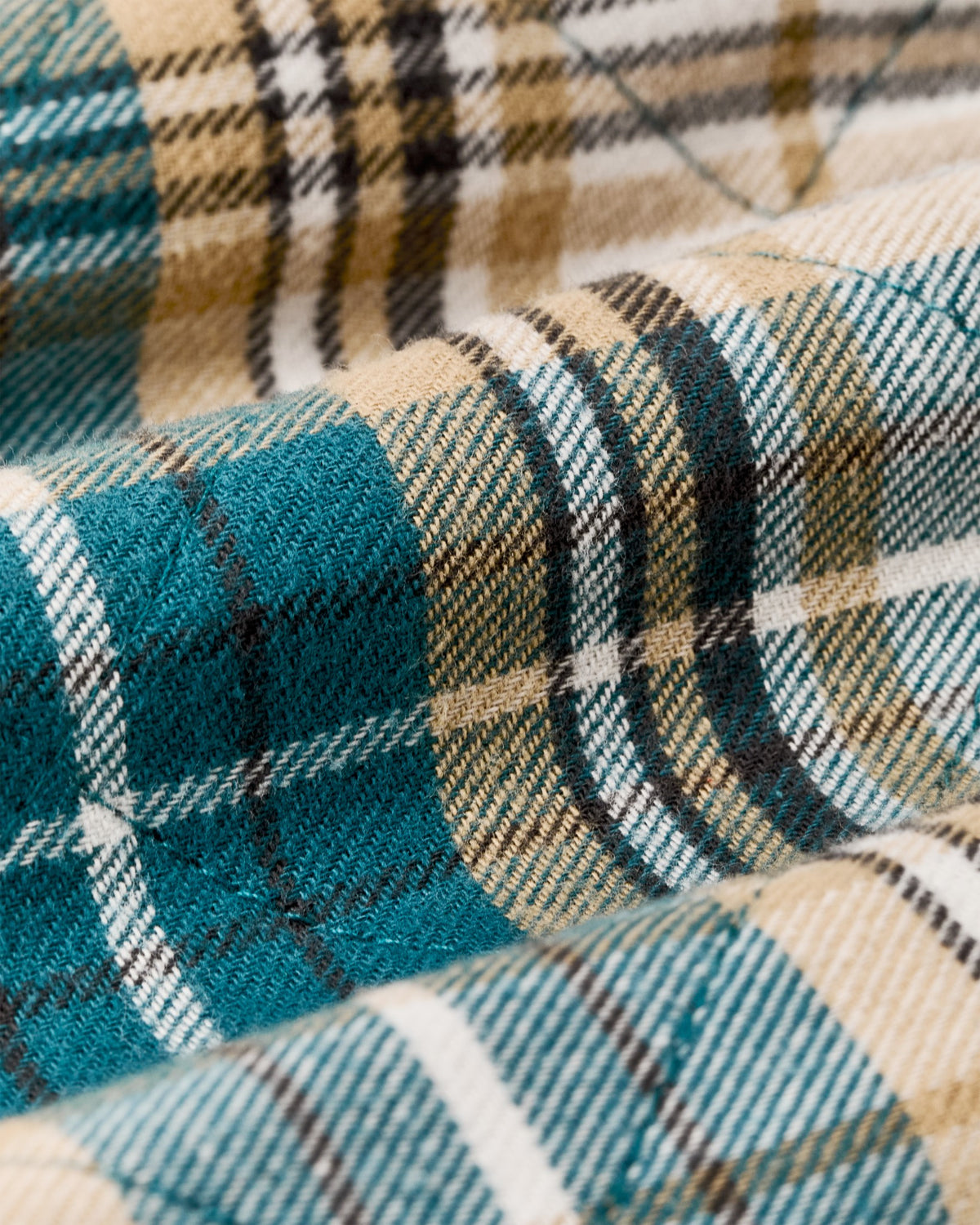 Filson Exclusive / Insulated Flannel Jac-shirt - Teal / Khaki Plaid