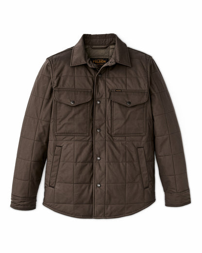 Filson Premium / Cover Cloth Quilted Jac-shirt - Slate Black