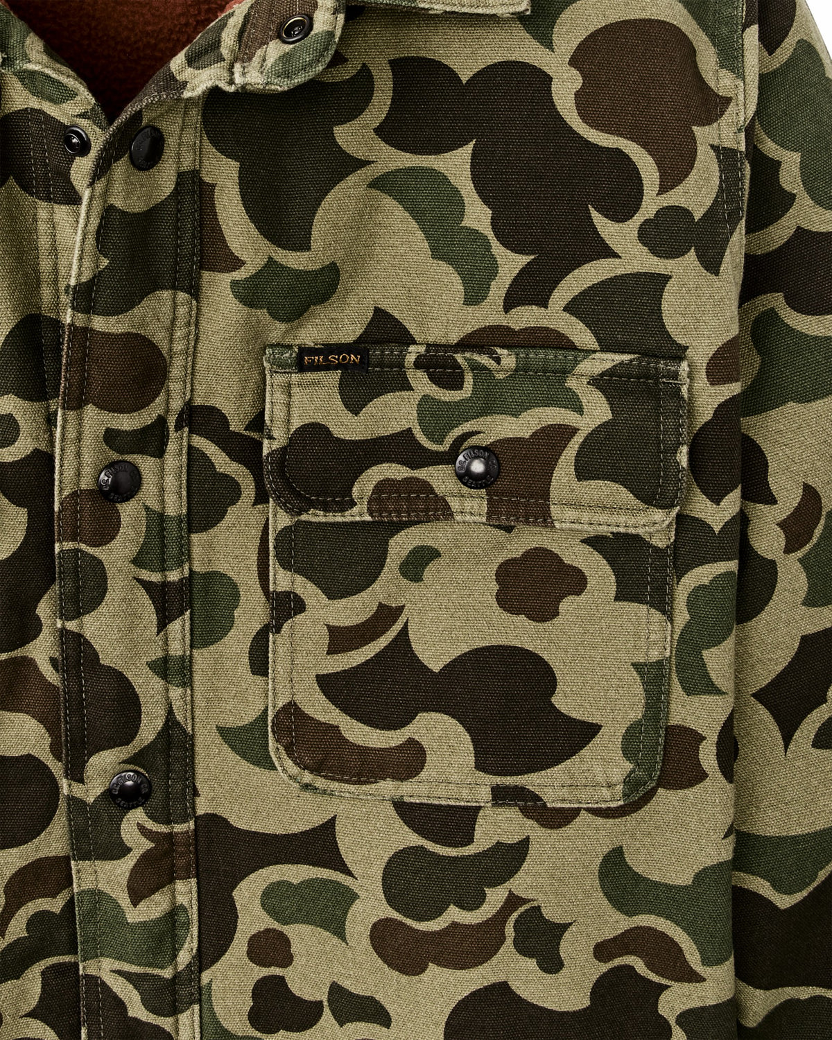 Filson Best Seller / Fleece Lined Jac-shirt - Tundra Shrub Camo