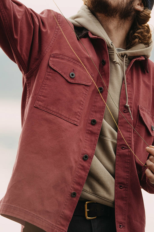 Filson Featured / Rustic Canvas Jac-shirt - Red Rock