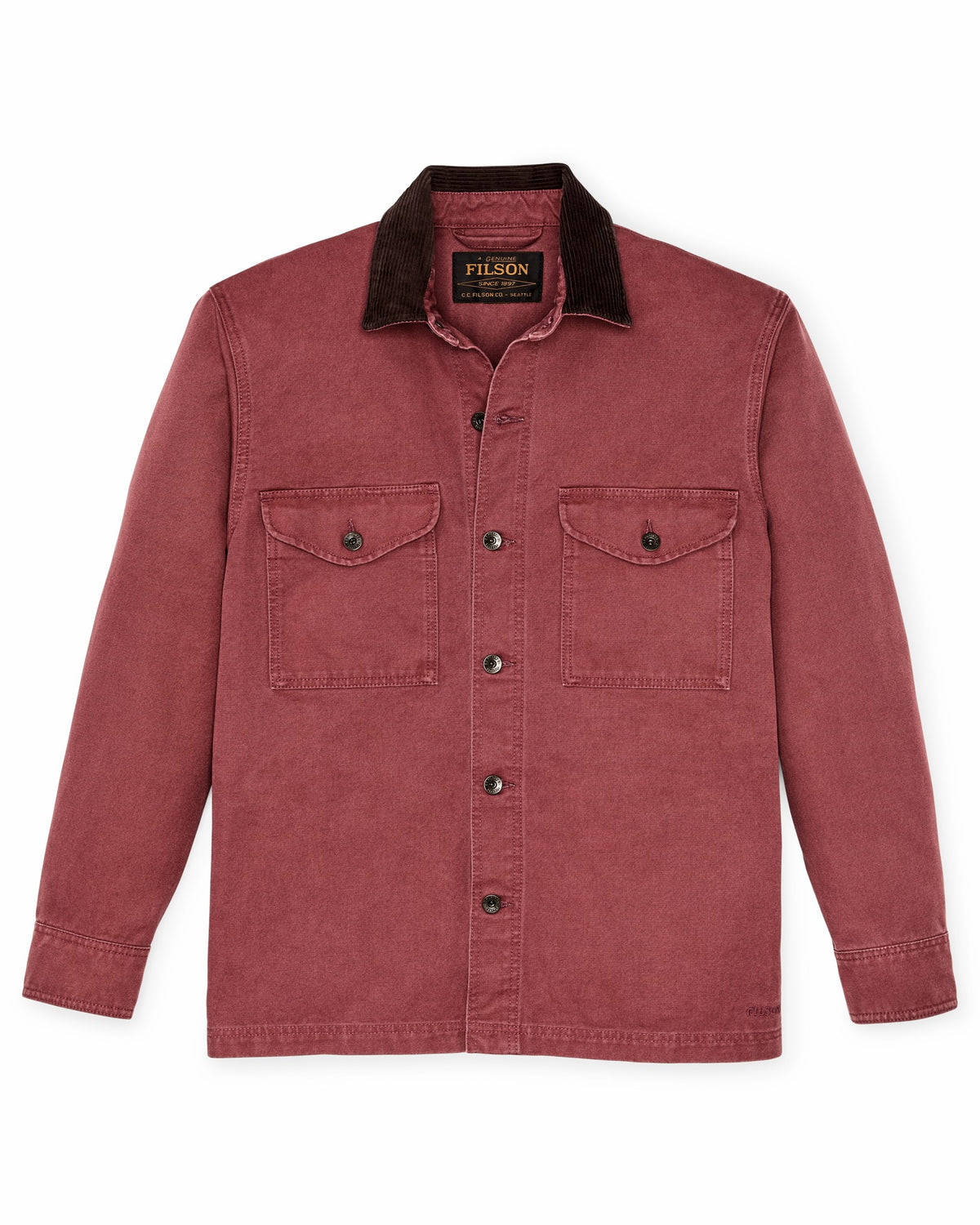 Filson Featured / Rustic Canvas Jac-shirt - Red Rock