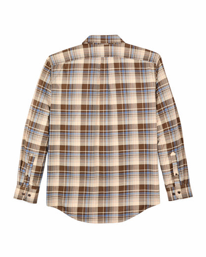 Filson Customer Favorite / Lightweight Alaskan Guide Shirt - Cream / Blue / Multi Plaid