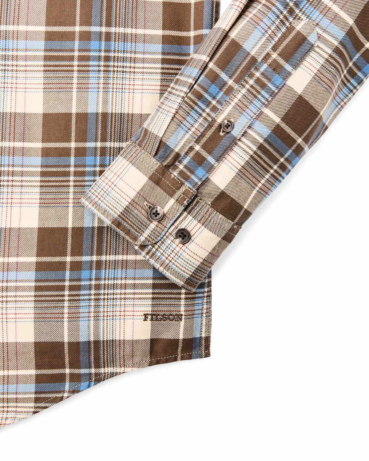 Filson Customer Favorite / Lightweight Alaskan Guide Shirt - Cream / Blue / Multi Plaid