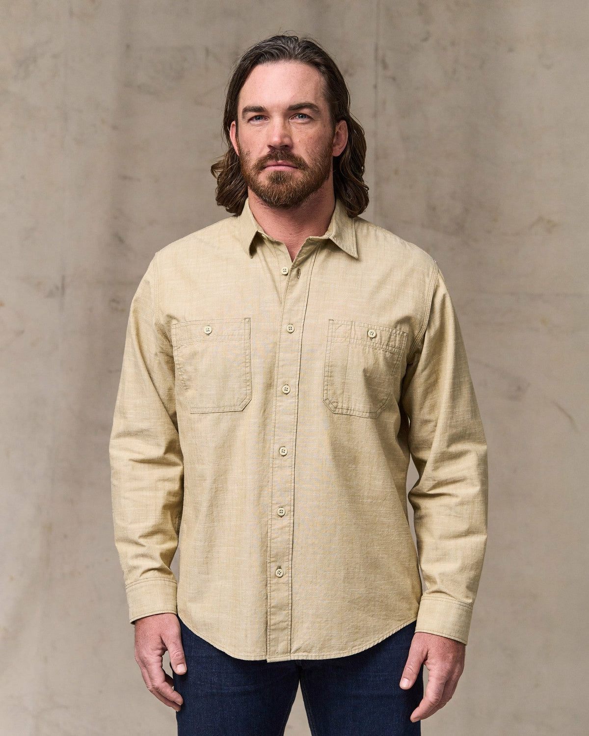 Filson Everyday / Chambray Cpo Shirt - Tan