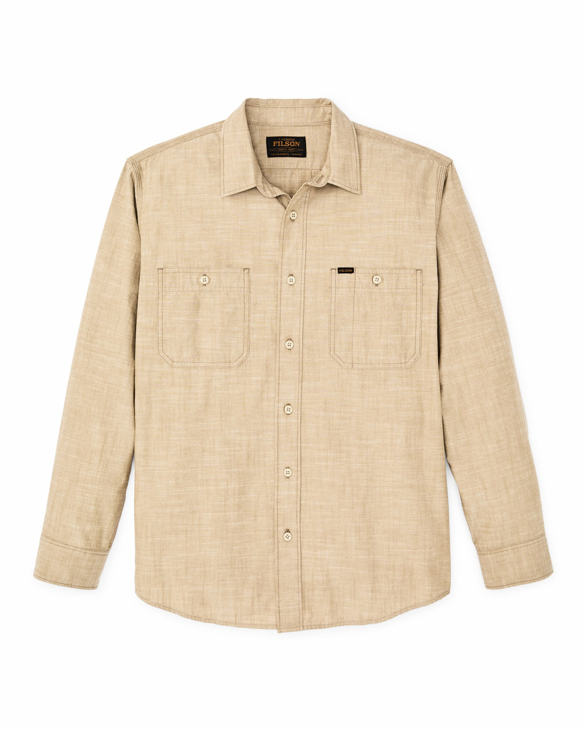 Filson Everyday / Chambray Cpo Shirt - Tan
