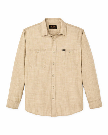 Filson Everyday / Chambray Cpo Shirt - Tan
