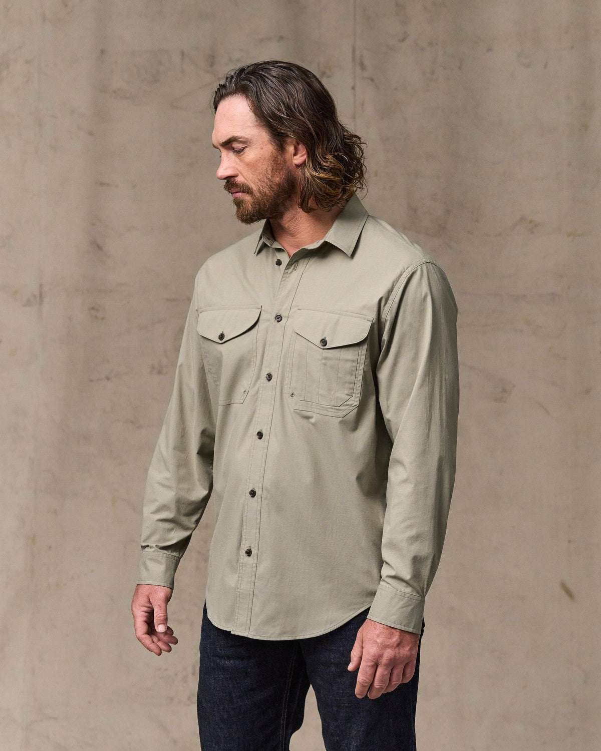 Filson Essential / Twin Lakes Sport Shirt - Dark Clay