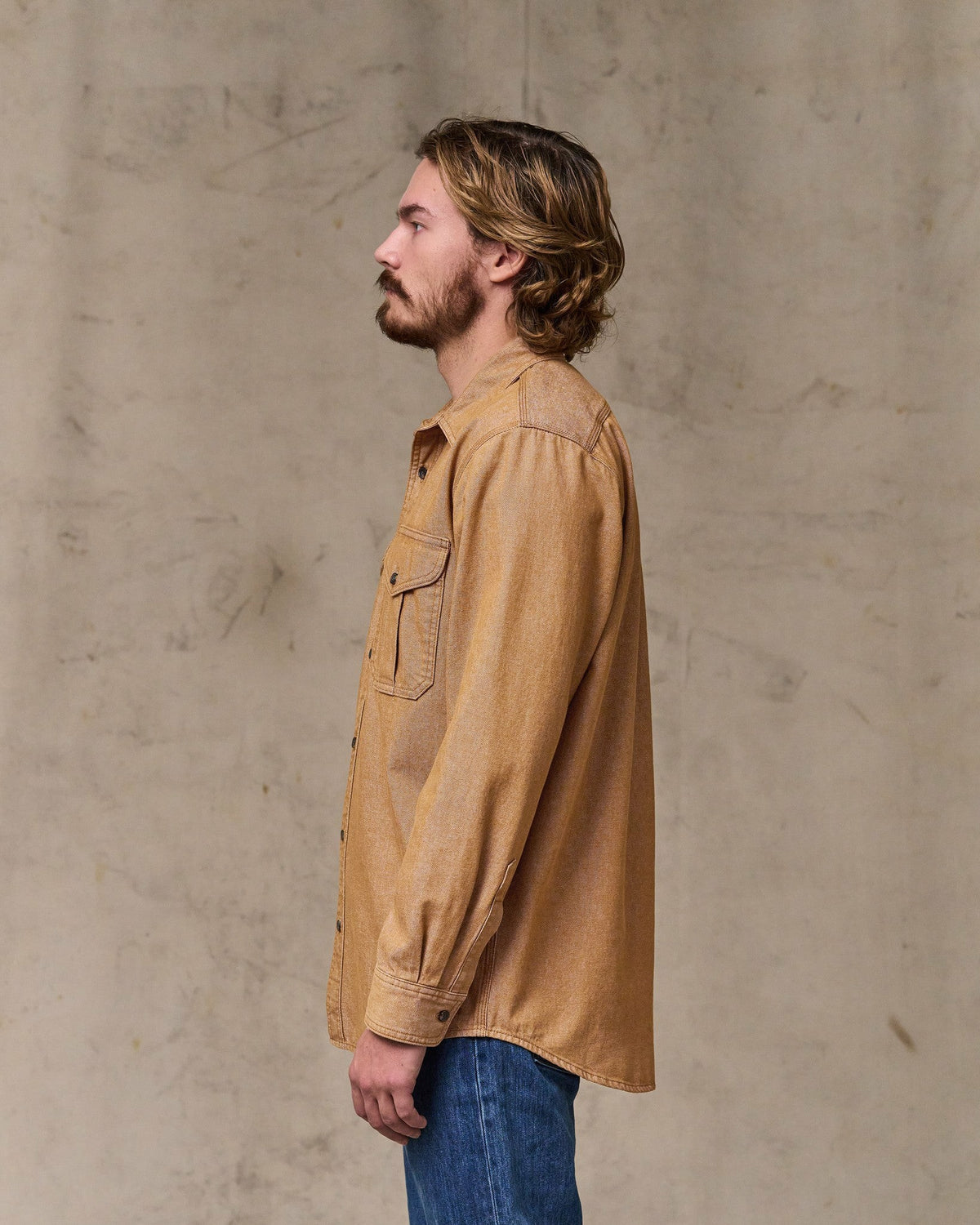Filson Great Value / Denim Guide Shirt - Harvest Tan