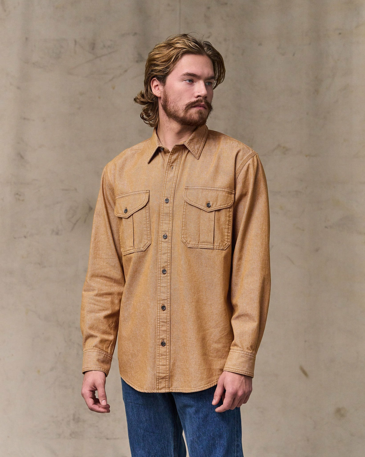 Filson Great Value / Denim Guide Shirt - Harvest Tan