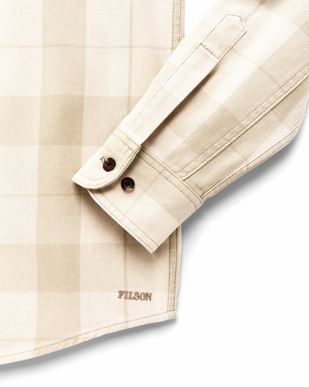 Filson Sale / Vintage Wash Alaskan Guide Shirt - Sand / Stone Plaid