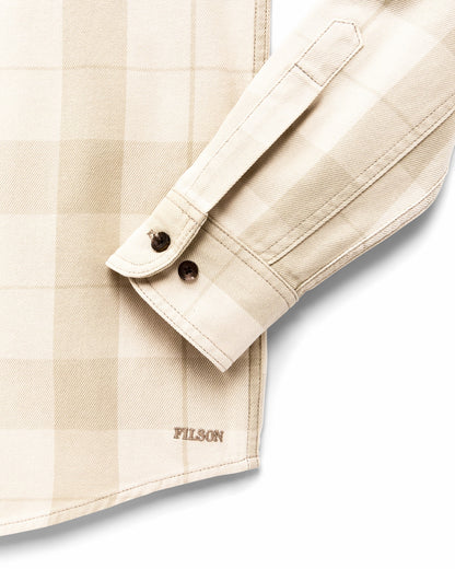 Filson Sale / Vintage Wash Alaskan Guide Shirt - Sand / Stone Plaid