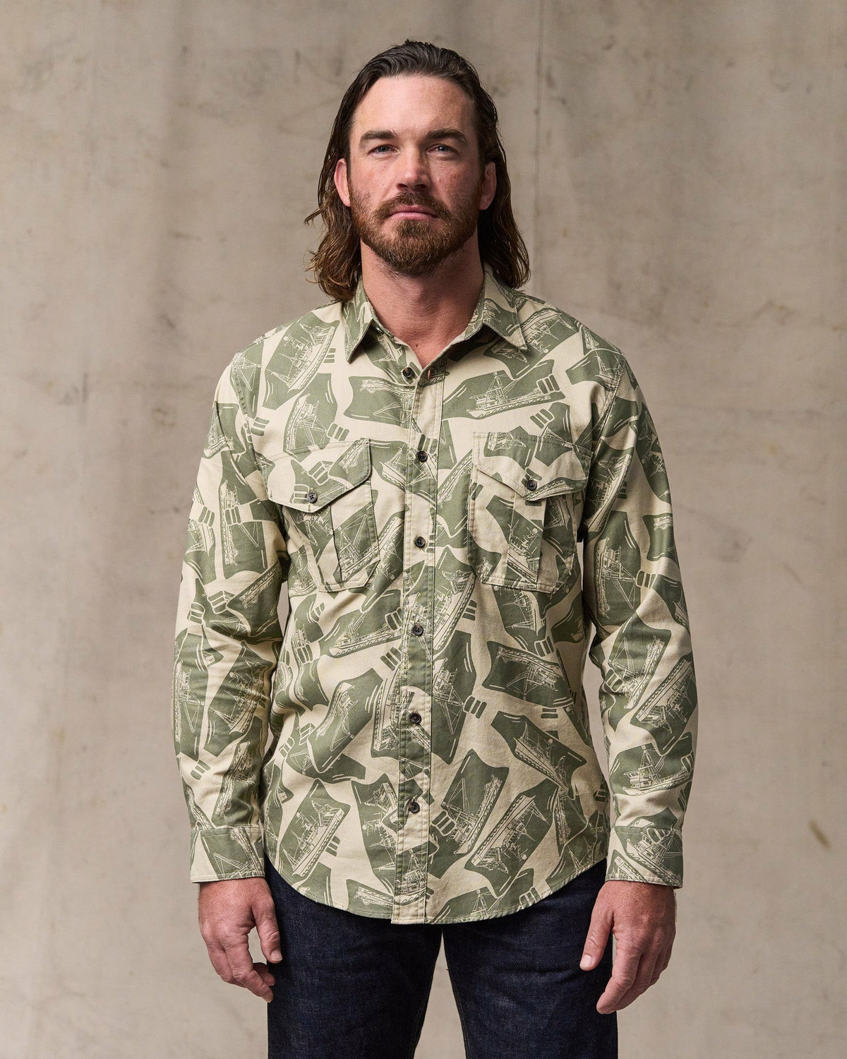 Filson Special Offer / Lightweight Alaskan Guide Shirt - Khaki / Print