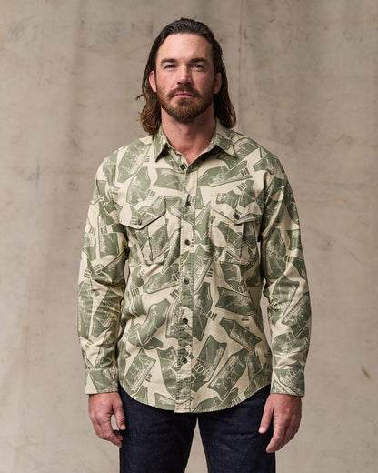Filson Special Offer / Lightweight Alaskan Guide Shirt - Khaki / Print