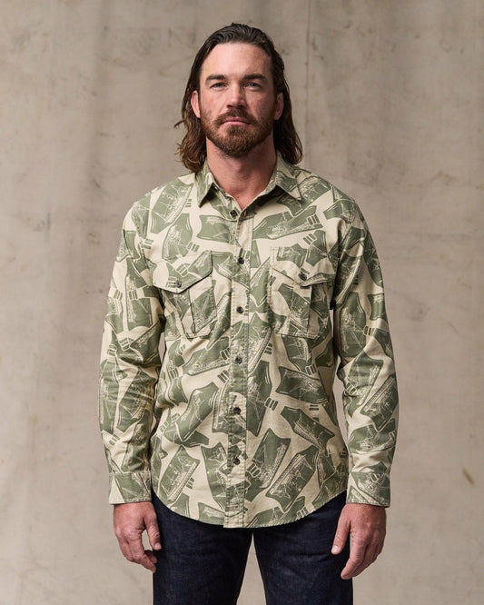 Filson Special Offer / Lightweight Alaskan Guide Shirt - Khaki / Print