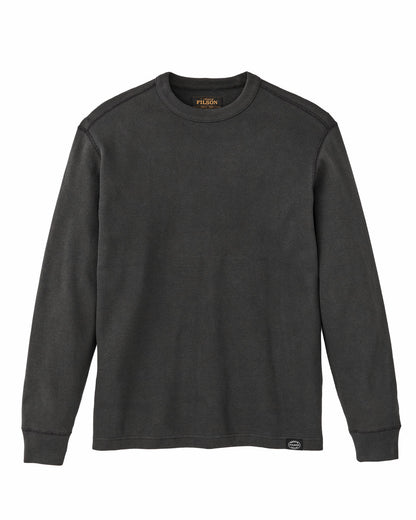 Filson Latest / Waffle Knit Thermal Crewneck - Faded Black