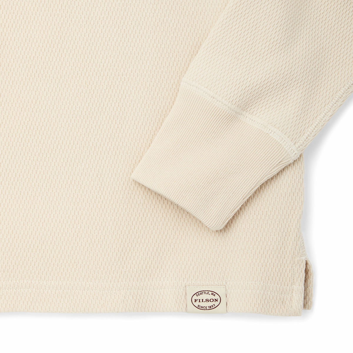 Filson Deals / Men's 100% Cotton Waffle Knit Henley