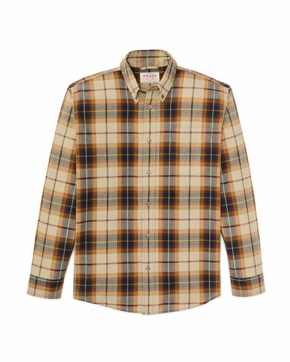 Filson Smart Buy / Madras Button-Down Shirt - Tan / Spruce Multicolor