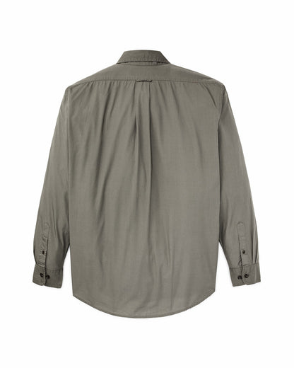Filson Recommended / Filson's Washed Feather Cloth Shirt - Olive Gray