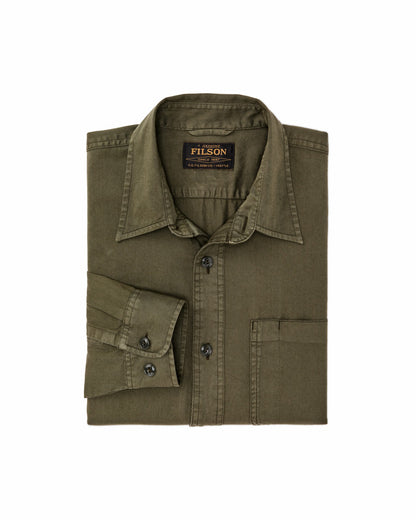 Filson Exclusive / 4.5-oz. Twill Shirt - Military Olive