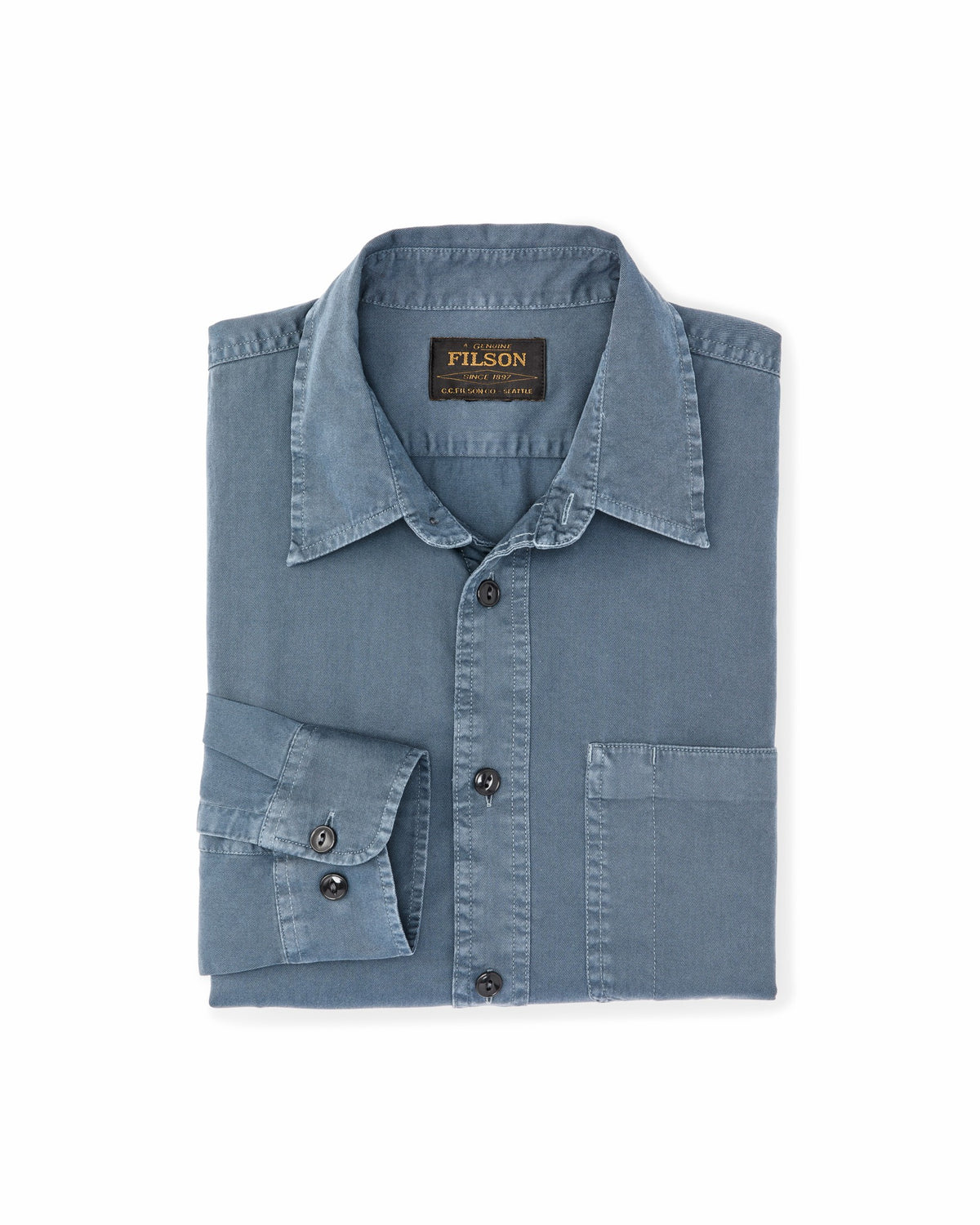 Filson Latest / 4.5-oz. Twill Shirt - Orion Blue