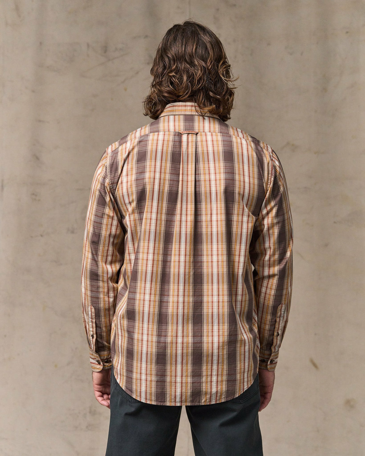Filson Great Value / Filson's Washed Feather Cloth Shirt - Brown Multi Plaid