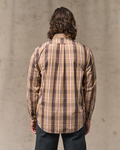 Filson Great Value / Filson's Washed Feather Cloth Shirt - Brown Multi Plaid