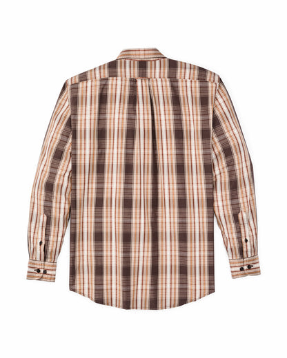 Filson Great Value / Filson's Washed Feather Cloth Shirt - Brown Multi Plaid