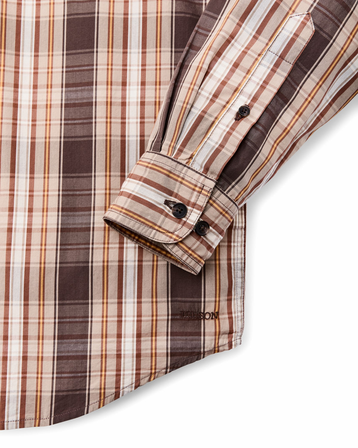Filson Great Value / Filson's Washed Feather Cloth Shirt - Brown Multi Plaid