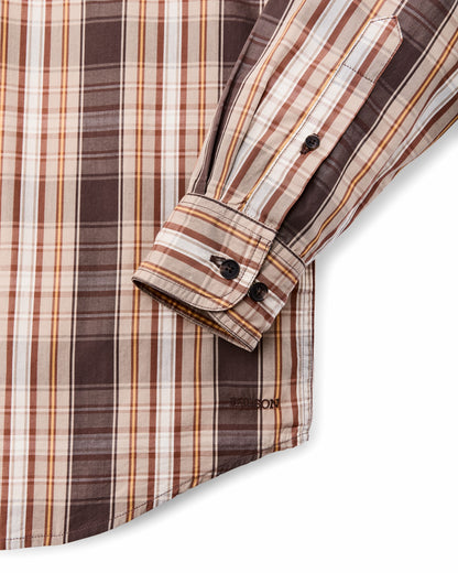 Filson Great Value / Filson's Washed Feather Cloth Shirt - Brown Multi Plaid