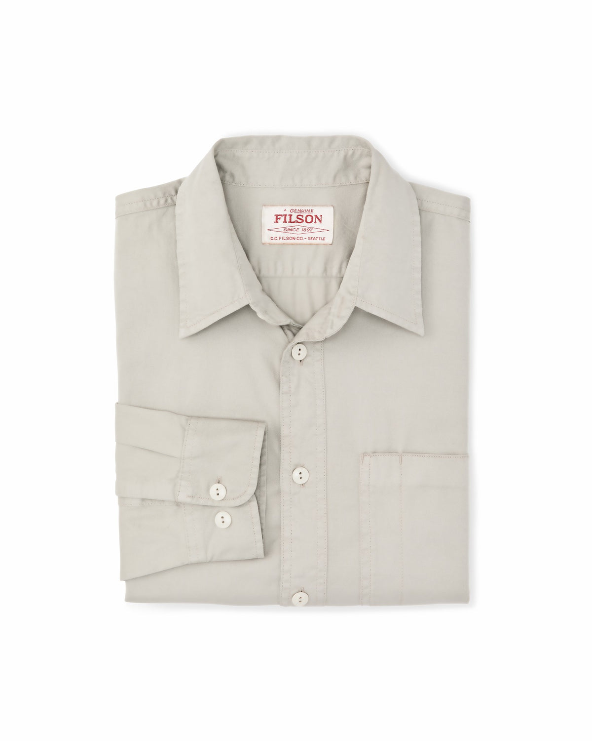 Filson Everyday / 4.5-oz. Twill Shirt - Gray Sky