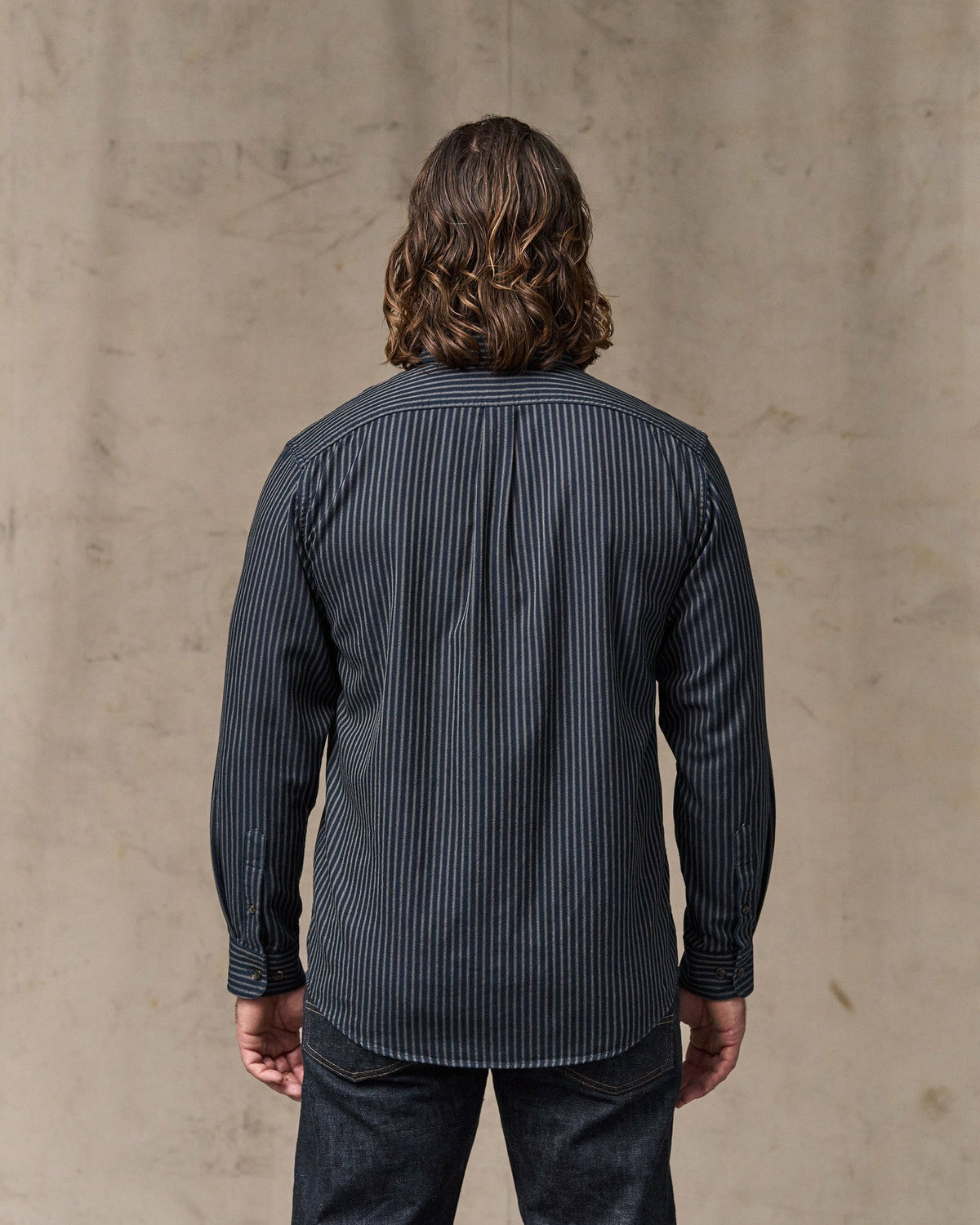 Filson Latest / Lightweight Alaskan Guide Shirt - Indigo / Ticking Stripe