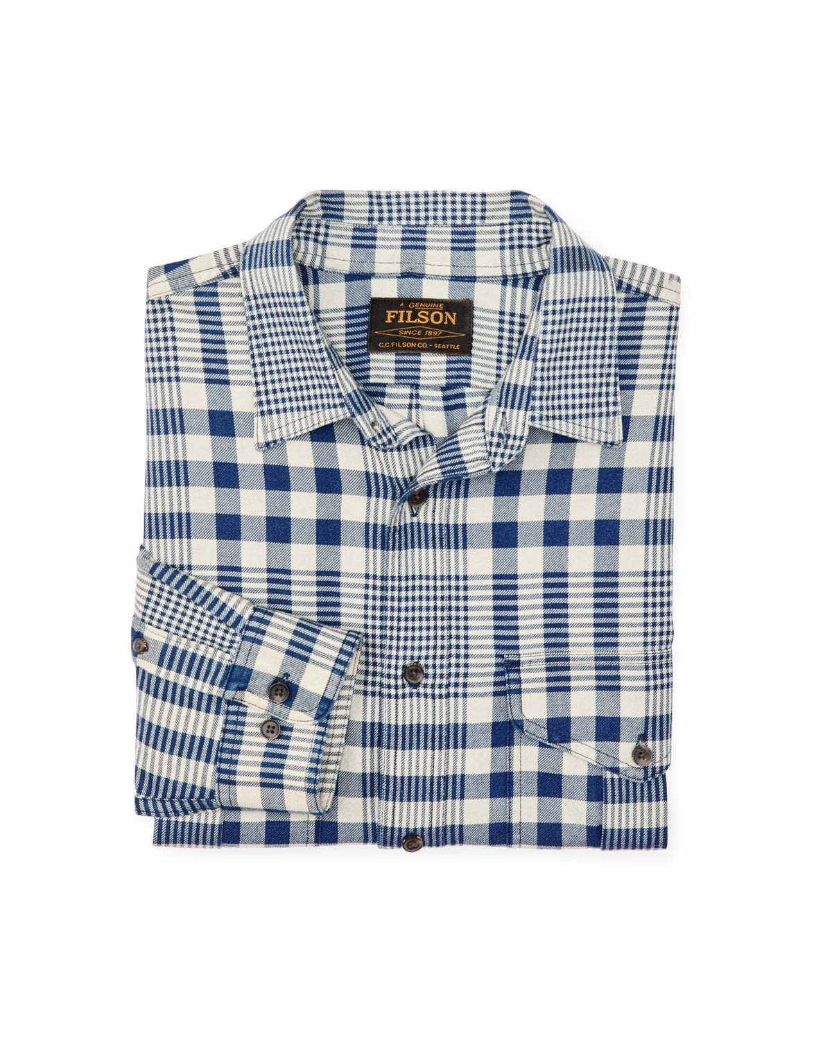 Filson Latest / Lightweight Alaskan Guide Shirt - Indigo Multi Plaid