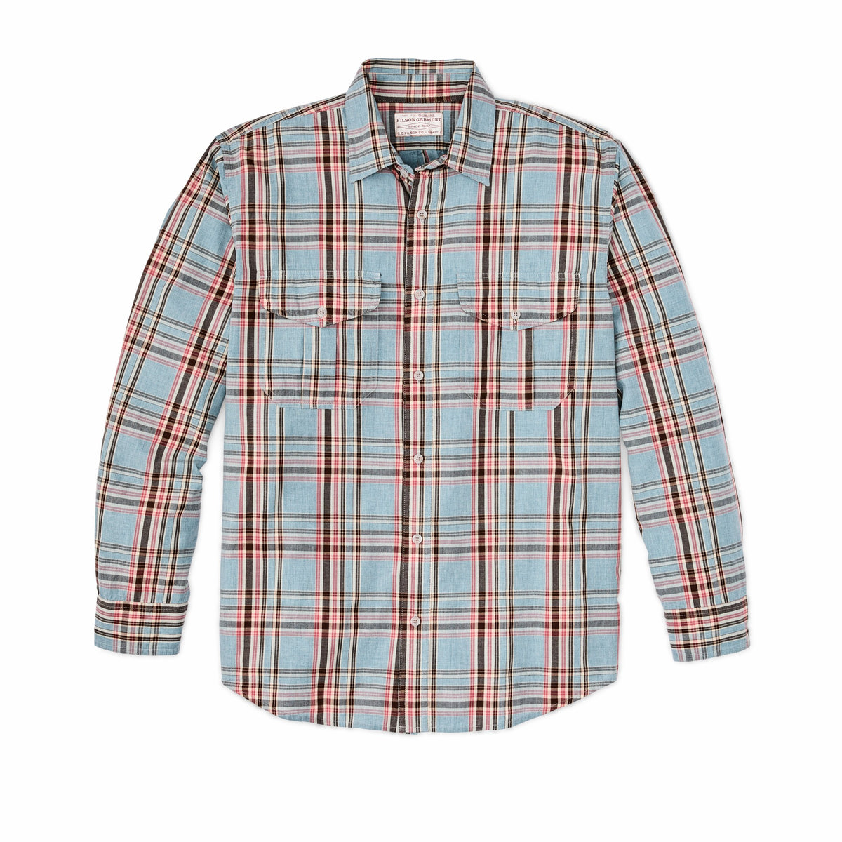 Filson Discount / Men's Washed Feather Cloth Shirt | FIlson
 – Filson