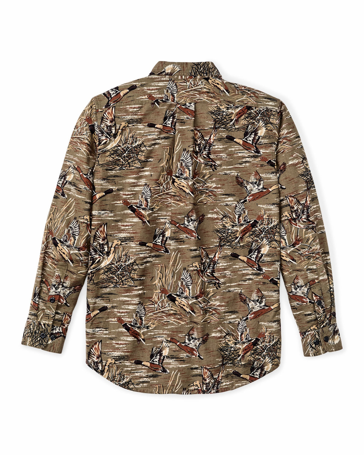 Filson Quality / Field Flannel Shirt - Brown / Marsh Mallards