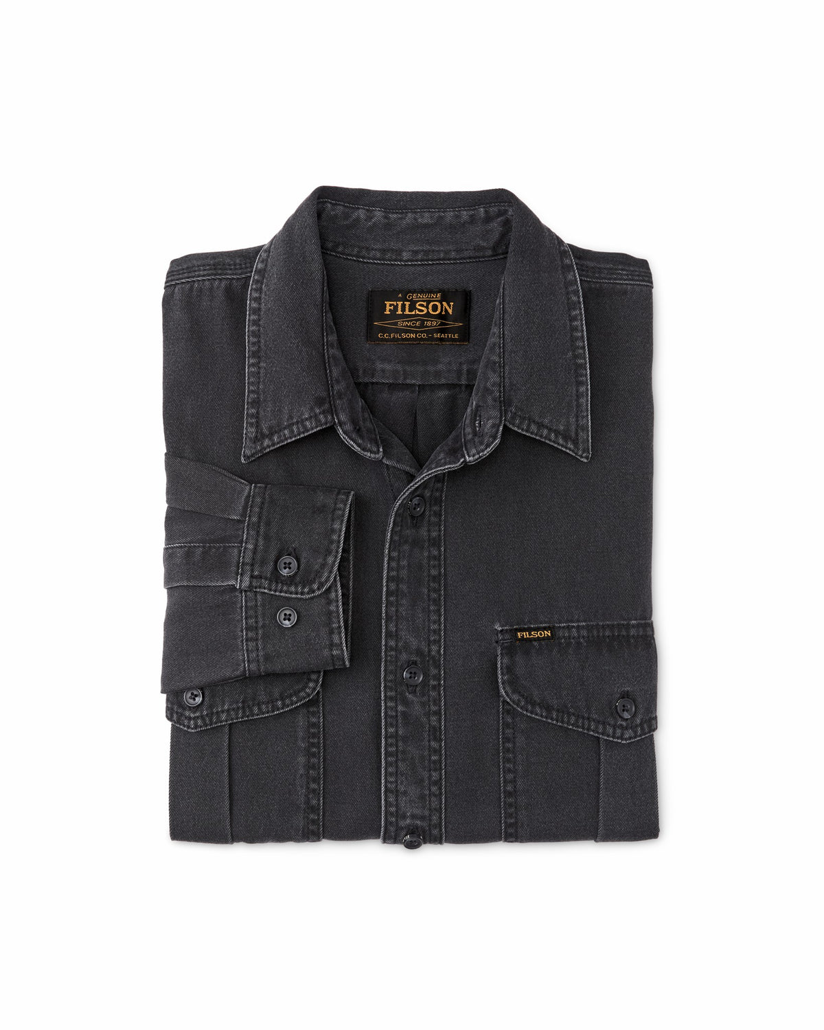 Filson Featured / Denim Guide Shirt - Black