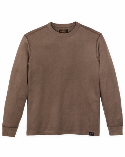 Filson Essential / Waffle Knit Thermal Crewneck - Brown