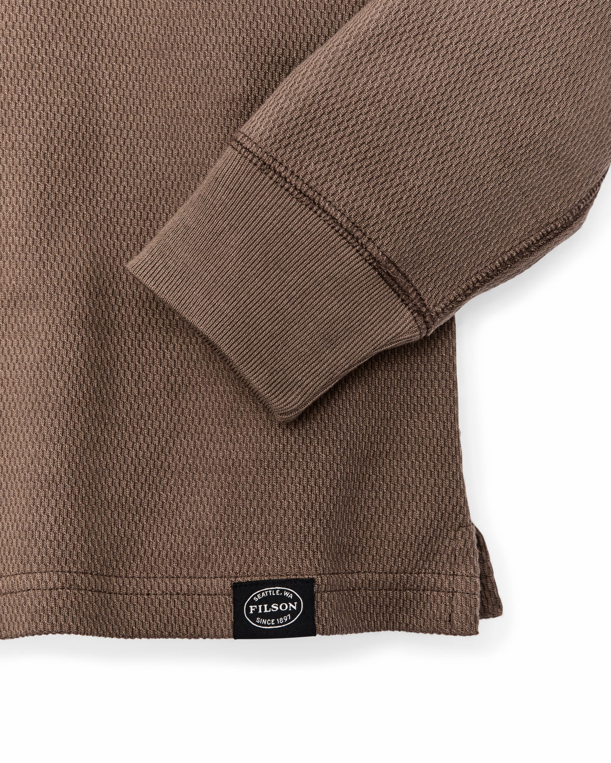 Filson Essential / Waffle Knit Thermal Crewneck - Brown