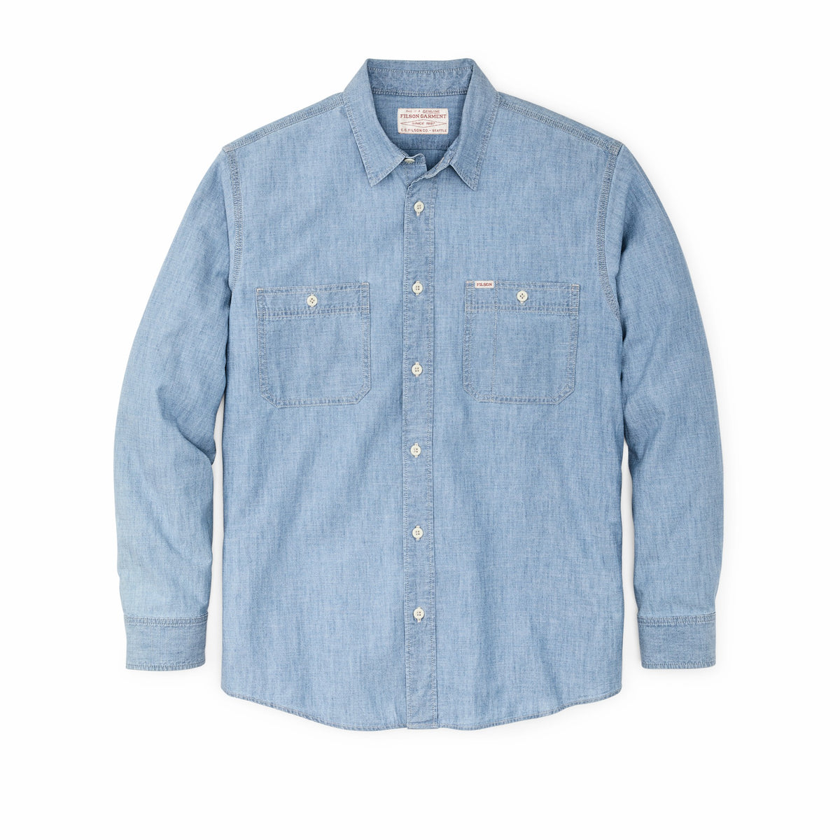 Filson Customer Favorite / Men's Long Sleeve Chambray CPO Shirt