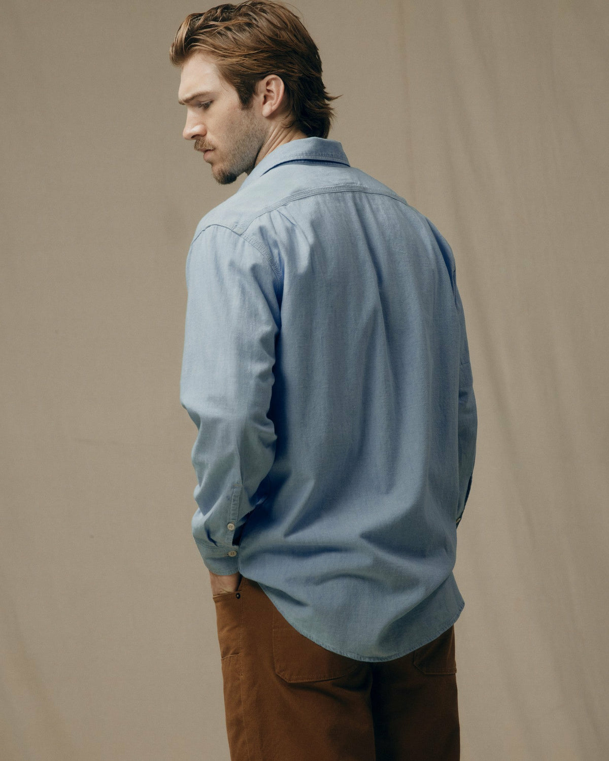 Filson Customer Favorite / Men's Long Sleeve Chambray CPO Shirt
